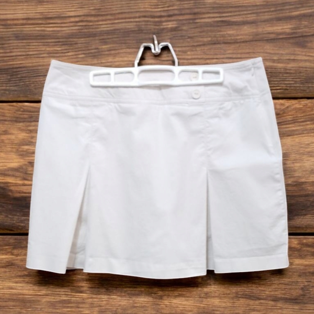 White Stretch Skort St. Johns Bay